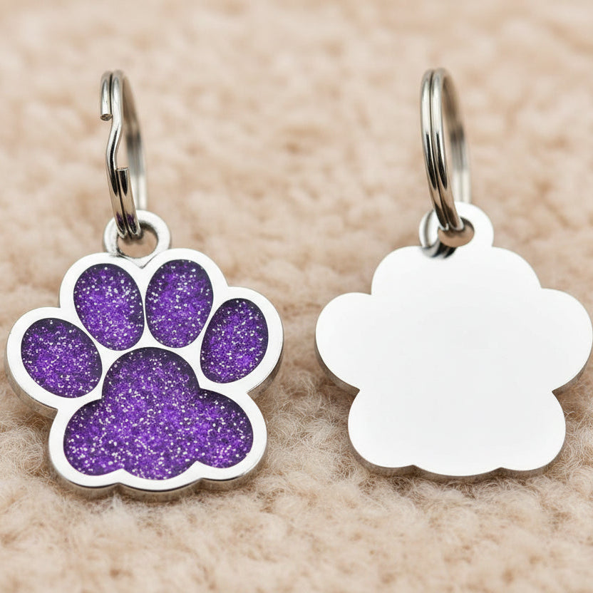 Médaille Gravée Personnalisée pour Chien & Chat - Plaque d'Identification avec Nom et Numéro