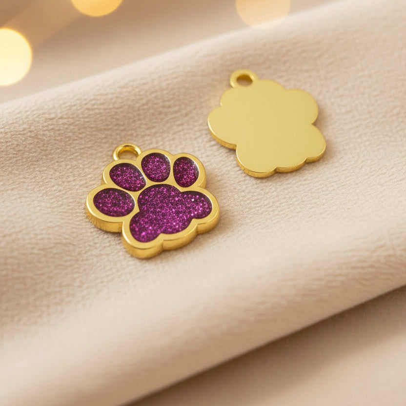 Médaille Gravée Personnalisée pour Chien & Chat - Plaque d'Identification avec Nom et Numéro