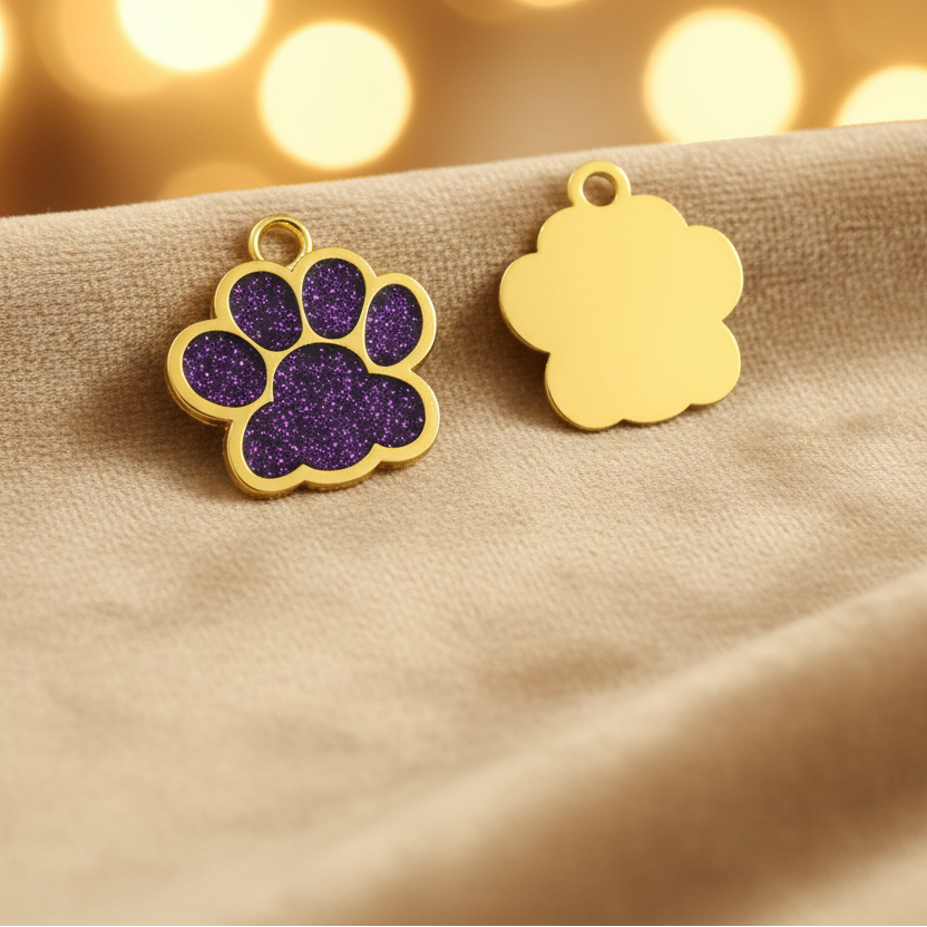Médaille Gravée Personnalisée pour Chien & Chat - Plaque d'Identification avec Nom et Numéro